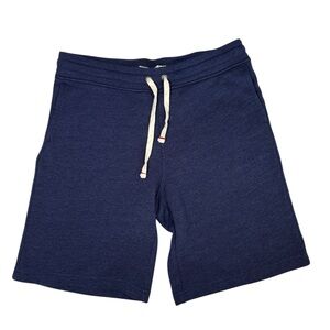 Abbot + Main Men’s Sweat Shorts Size M Navy Drawstring Fleece Pocket
